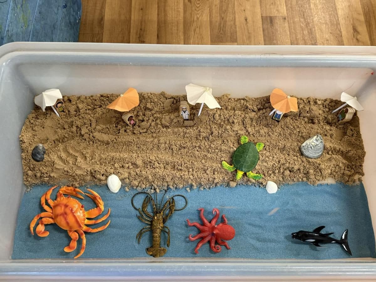 destiny haven nursery beach sensory play scene